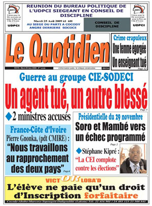 Le Quotidien d’Abidjan N° 415