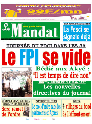 Le Mandat N° 100