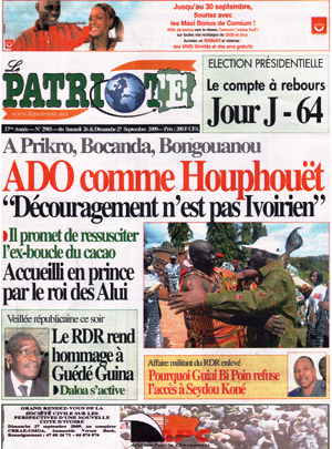 Le Patriote N° 2985