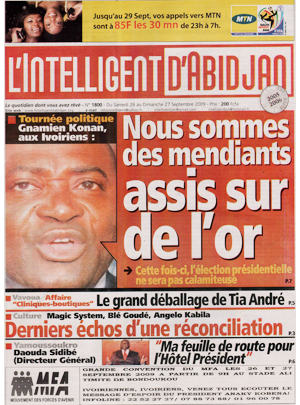 L’intelligent d’Abidjan N° 1800