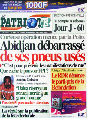 Le Patriote N° 2988