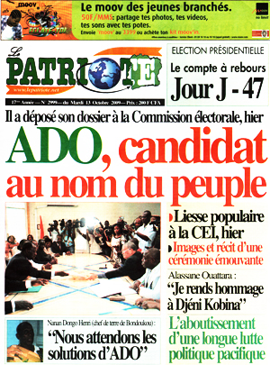 Le Patriote N° 2999