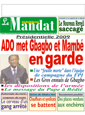 Le Mandat N° 125