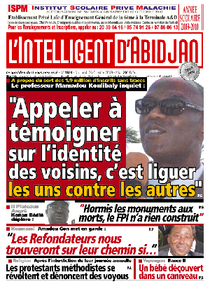L’intelligent d’Abidjan N° 1824