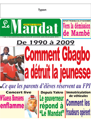 Le Mandat N° 130