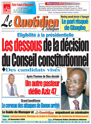 Le Quotidien d’Abidjan N° 26