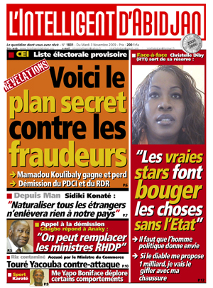 L’intelligent d’Abidjan N° 1832