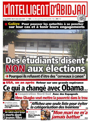 L’intelligent d’Abidjan N° 1833
