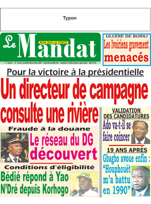 Le Mandat N° 134