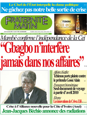 Fraternité Matin N° 13503