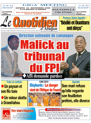 Le Quotidien d’Abidjan N° 40