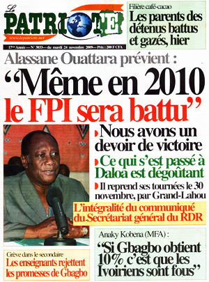 Le Patriote N° 3033