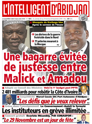 L’intelligent d’Abidjan N° 1853