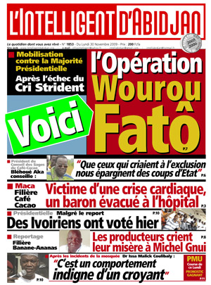 L’intelligent d’Abidjan N° 1854