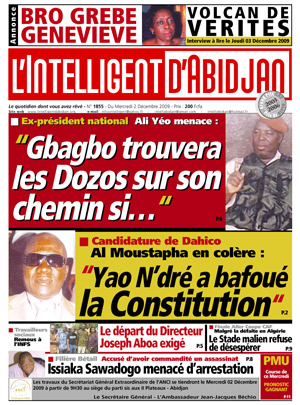 L’intelligent d’Abidjan N° 1856