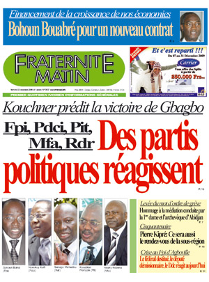 Fraternité Matin N° 13537