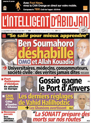 L’intelligent d’Abidjan N° 1889
