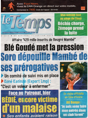 Le Temps N° 2015