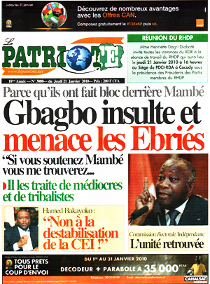 Le Patriote N° 3080