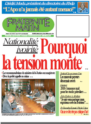 Fraternité Matin N° 13573