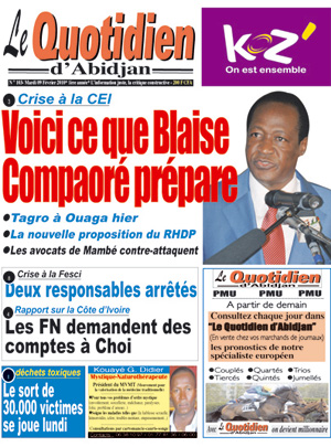 Le Quotidien d’Abidjan N° 102