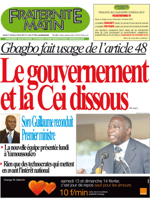 Fraternité Matin N° 13580