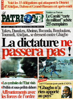 Le Patriote N° 3101