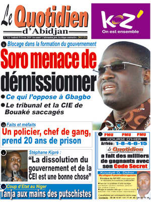 Le Quotidien d’Abidjan N° 112