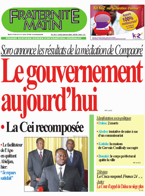 Fraternité Matin N° 13588