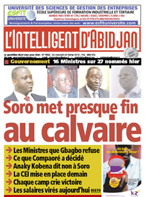 L’intelligent d’Abidjan N° 1922
