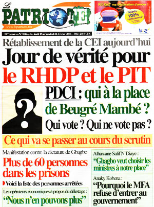 Le Patriote N° 3107