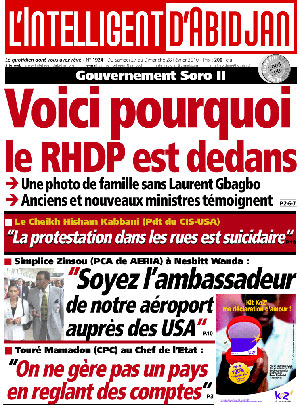 L’intelligent d’Abidjan N° 1924