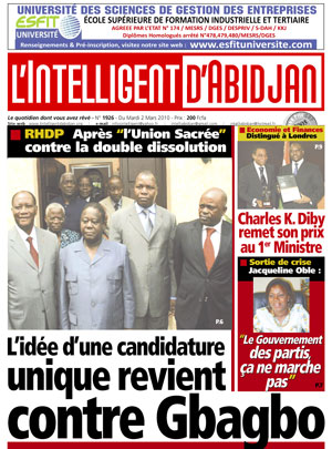 L’intelligent d’Abidjan N° 1926