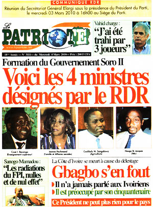 Le Patriote N° 3111