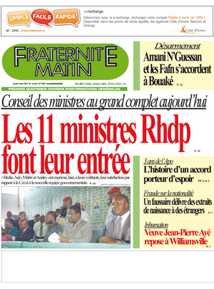 Fraternité Matin N° 13595