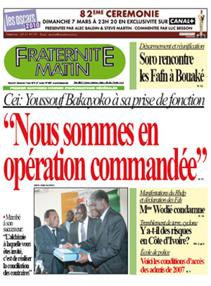 Fraternité Matin N° 13597