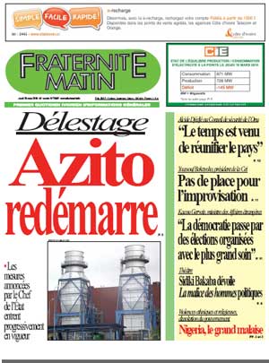 Fraternité Matin N° 13607