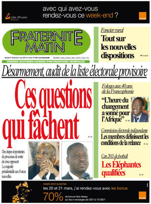 Fraternité Matin N° 13609