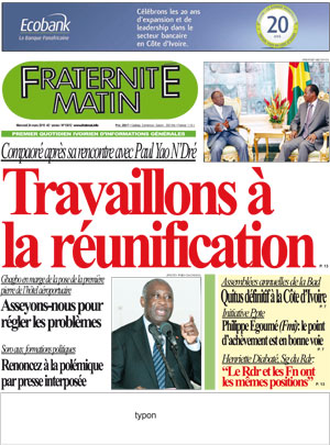 Fraternité Matin N° 13612