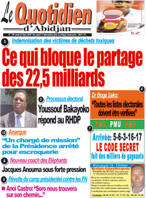 Le Quotidien d’Abidjan N° 139