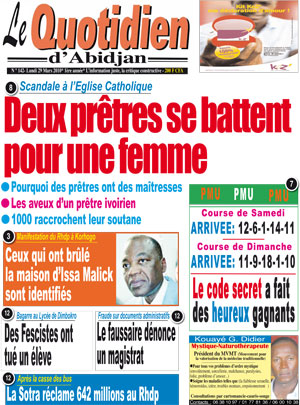 Le Quotidien d’Abidjan N° 142
