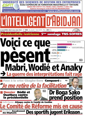 L’intelligent d’Abidjan N° 1950