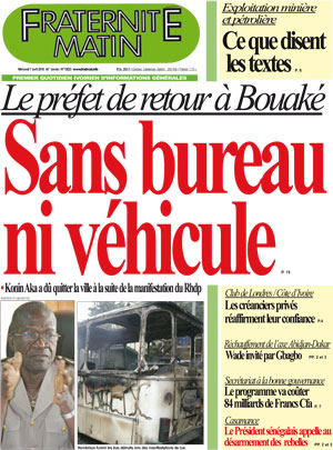 Fraternité Matin N° 13623