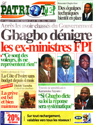 Le Patriote N° 3144