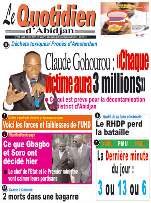 Le Quotidien d’Abidjan N° 152