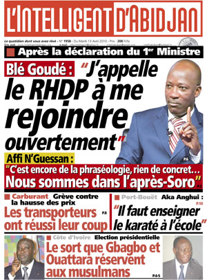 L’intelligent d’Abidjan N° 1958