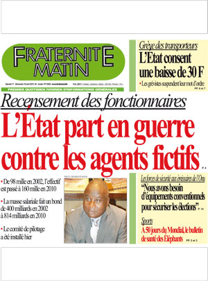 Fraternité Matin N° 13632