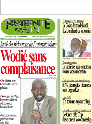 Fraternité Matin N° 13634