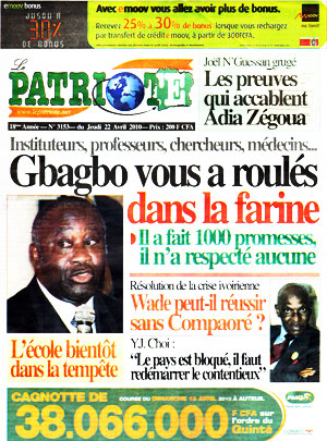 Le Patriote N° 3153