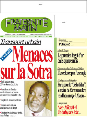 Fraternité Matin N° 13639